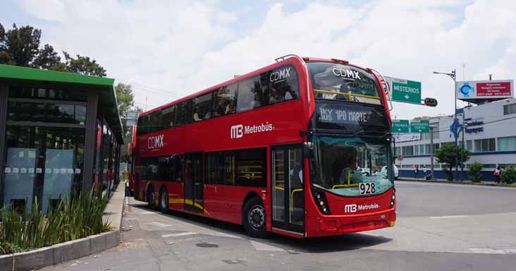 MB Metrobus ADL Enviro500MMC 928